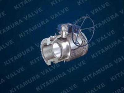 High-pressure and large caliber ball valve